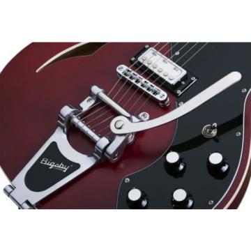 Schecter acoustic guitar martin T martin guitars S/H-1B martin acoustic guitar See martin guitar strings acoustic Thru martin d45 Cherry Pearl STCP NEW Semi-Hollow Guitar with Bigsby