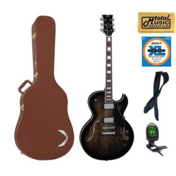 Dean martin COLT dreadnought acoustic guitar FM martin acoustic guitar strings TBK martin strings acoustic HSBNPACK guitar strings martin  Colt Semi-Hollow-Body Electric Guitar, Trans Black, B