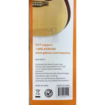 Maestro martin guitar strings by martin guitar case Gibson martin guitar strings acoustic medium - martin guitar strings acoustic MA41NACH guitar martin - 41-Inch Acoustic Guitar Kit  - Natural