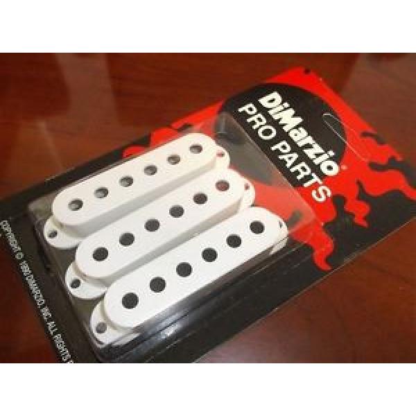 NEW martin guitar - martin d45 DiMarzio martin acoustic guitar USA martin guitar strings MADE martin guitar strings acoustic medium Vintage Strat Pickup Covers (3) - WHITE #1 image