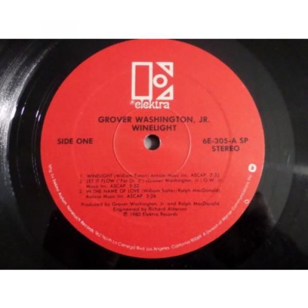 Grover martin Washington martin guitar strings acoustic medium Jr martin guitar Winelight martin acoustic guitars LP martin guitar strings 1980 Elektra Shrink Vinyl Record #3 image