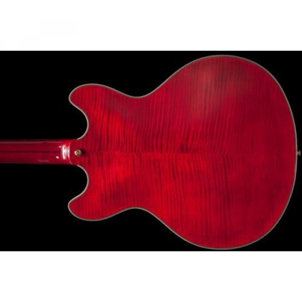 D&#039;Angelico acoustic guitar strings martin Excel acoustic guitar martin EX-DC martin guitars acoustic Semi-Hollow martin guitar case Electric martin guitar strings acoustic medium Guitar Cherry Red w/ hard case #3 image