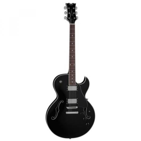 Dean martin d45 Guitars martin guitars acoustic Colt martin Semi-Hollow martin strings acoustic Body martin acoustic guitar strings Electric Guitar, Classic Black , COLT CBK #1 image