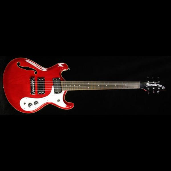 Danelectro martin strings acoustic &#039;66 dreadnought acoustic guitar Electric acoustic guitar martin Guitar martin Transparent martin guitar strings acoustic medium Red #2 image