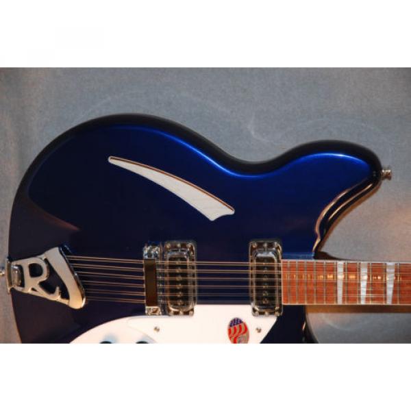 Rickenbacker martin guitars 360/12 martin acoustic guitar strings Midnight martin d45 Blue martin Guitar dreadnought acoustic guitar #4 image