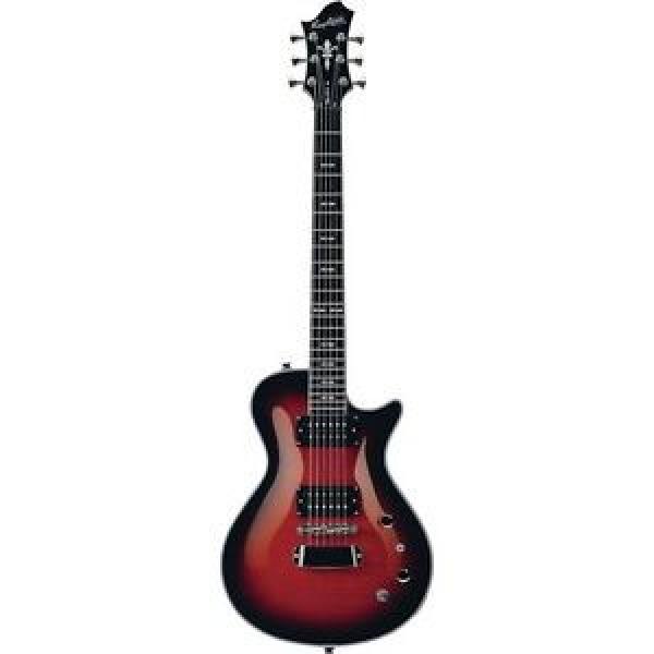 Hagstrom dreadnought acoustic guitar Ultra martin acoustic guitars Swede martin guitar Electric guitar strings martin Guitar martin guitar case w/ Flamed Maple Top in Burgundy Burst #1 image