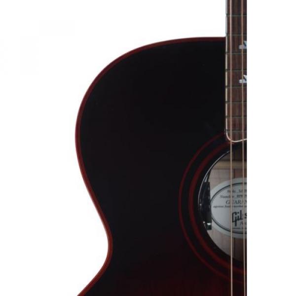 2007 martin guitars acoustic Gibson martin acoustic guitar strings Custom dreadnought acoustic guitar Shop martin guitar accessories SJ-200 martin guitar strings acoustic Blood Shot Oxblood Acoustic Electric Guitar #5 image