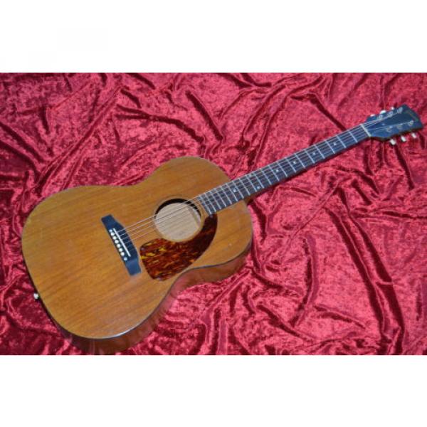 1966 acoustic guitar martin Gibson martin guitar case LG-0 martin d45 Excellent martin guitar strings Vintage martin acoustic guitars Natural Mahogany Original Brown Gator case #1 image