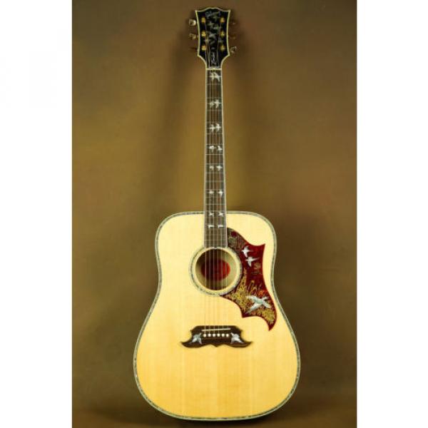 Gibson martin d45 Doves dreadnought acoustic guitar in martin guitar accessories Flight martin acoustic guitars Trans martin guitar case Blue Custom Acoustic Guitar #2 image