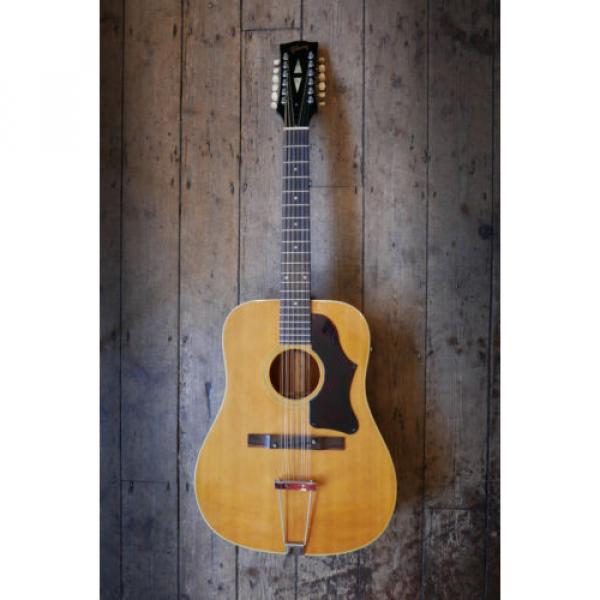 1968 martin strings acoustic GIBSON martin guitar B45 guitar martin - martin 12 martin acoustic guitars STRING NATURAL - VINTAGE GIBSON ACOUSTIC #1 image