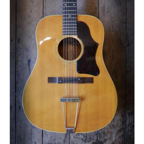 1968 martin strings acoustic GIBSON martin guitar B45 guitar martin - martin 12 martin acoustic guitars STRING NATURAL - VINTAGE GIBSON ACOUSTIC #2 image