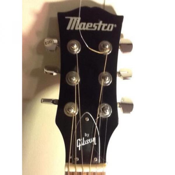 Maestro martin strings acoustic by martin Gibson martin guitars Black martin guitar strings acoustic medium Model acoustic guitar strings martin SA41BKCH Black Acoustic Six String Guitar #4 image