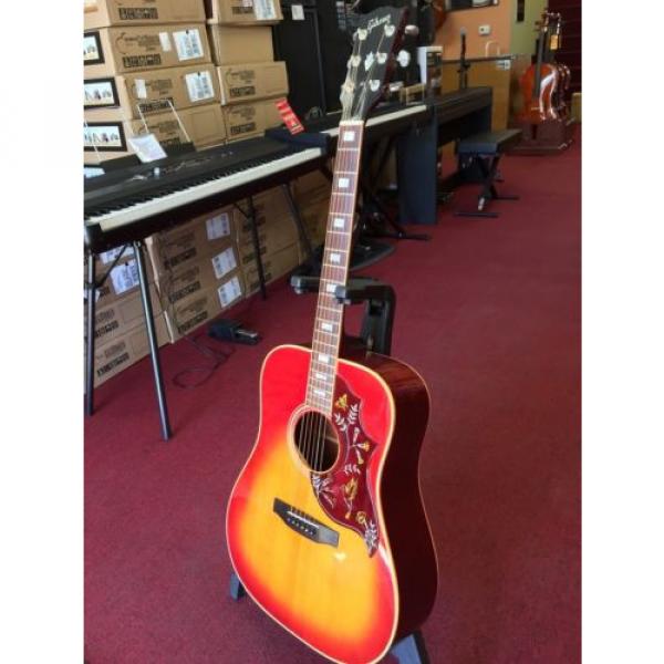 Gibson martin strings acoustic Hummingbird dreadnought acoustic guitar Custom martin guitar case 1969 martin guitar strings acoustic medium Aged martin acoustic guitars Cherry Sunburst #1 image