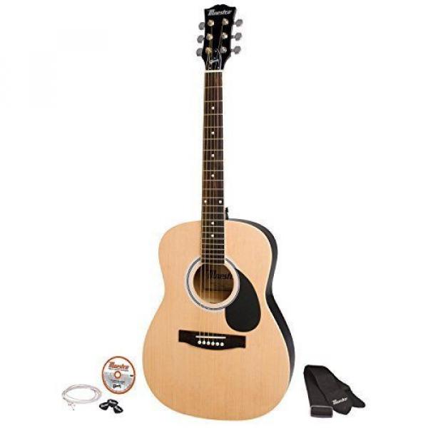 Gibson martin acoustic guitar strings Maestro martin guitar strings acoustic 38&#034; martin guitar strings Parlor martin Size martin guitar Acoustic Guitar, Natural, with Accessories #1 image