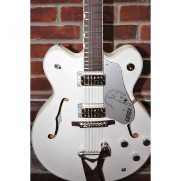 GRETSCH martin guitars  martin G6137TCB martin guitar strings WHITE martin strings acoustic PANTHER martin acoustic guitars MINT CENTER BLOCK DOUBLE CUTAWAY GUITAR HARDSHEL #4 image