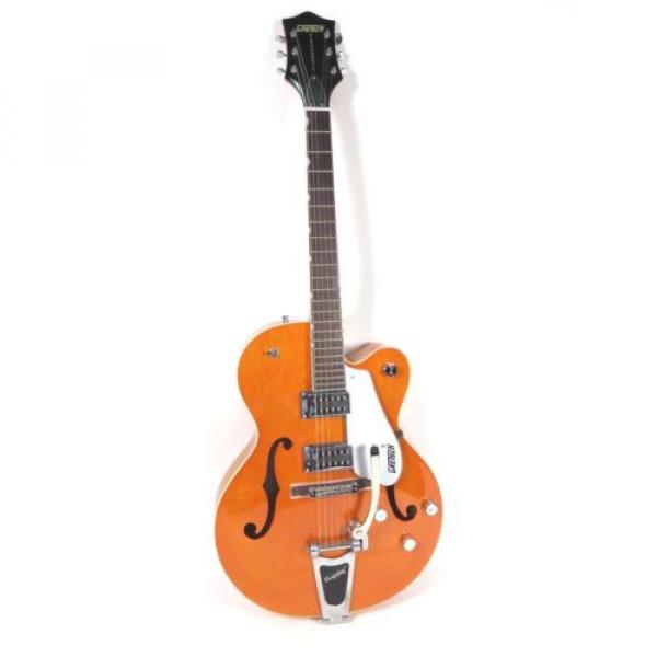 2008 martin guitars Gretsch guitar martin G5120 martin guitar strings acoustic Hollow martin guitars acoustic Body martin guitar strings Electric Guitar Orange Electromatic Bigsby #3 image