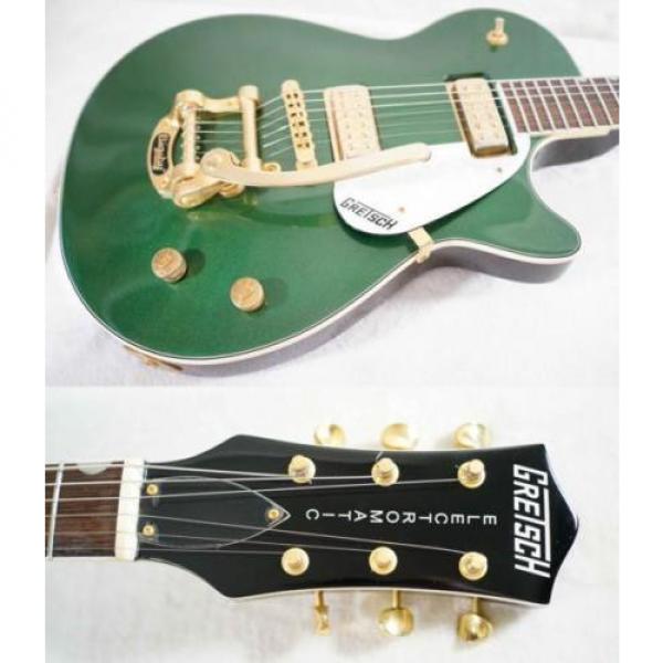 GRETSCH martin guitar Electromatic martin acoustic strings G5235T martin Pro martin guitar strings Jet martin strings acoustic W/Bigsby Green Metallic Rare 2007 E-Guitar #3 image