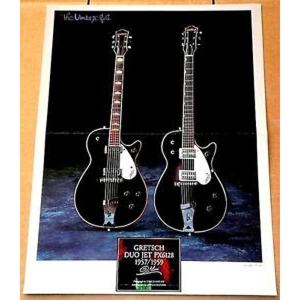 GRETSCH martin guitar strings acoustic 1957 martin guitars 1959 martin guitar strings acoustic medium VINTAGE guitar martin DUO martin acoustic strings JET PX6128 GUITAR TRIBUTE POSTER #1 image