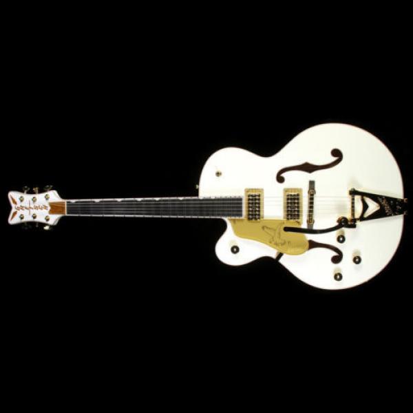 Gretsch acoustic guitar martin G6136T martin acoustic guitar Players martin guitar case Edition martin guitar White martin guitar accessories Falcon Left-Handed Electric Guitar White #2 image