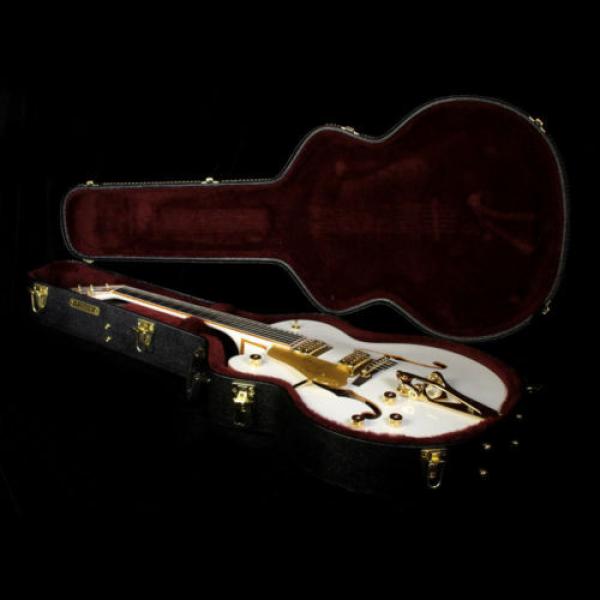 Gretsch acoustic guitar martin G6136T martin acoustic guitar Players martin guitar case Edition martin guitar White martin guitar accessories Falcon Left-Handed Electric Guitar White #5 image