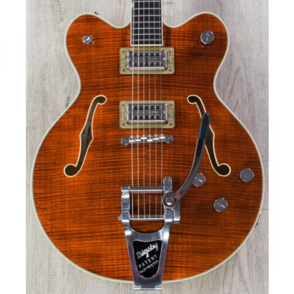 Gretsch dreadnought acoustic guitar G6609TFM guitar martin Players acoustic guitar martin Edition martin guitar Broadkaster martin strings acoustic Center Block Guitar, Bourbon Stain #1 image