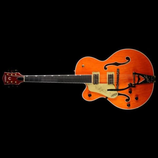 Gretsch martin guitars acoustic G6120TLH martin acoustic strings Players martin guitar accessories Edition martin strings acoustic Nashville martin guitar case Left-Handed Electric Guitar Orange #2 image