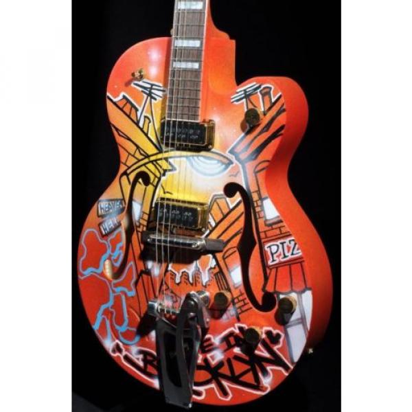 GRETSCH acoustic guitar strings martin  martin guitars G6120KB martin guitars acoustic  dreadnought acoustic guitar KAVES martin d45 BROOKLYN #4/12 &#039;&#039;MADE IN BROOKLYN&#039;&#039; GRAFFITI GUITAR HARD #5 image