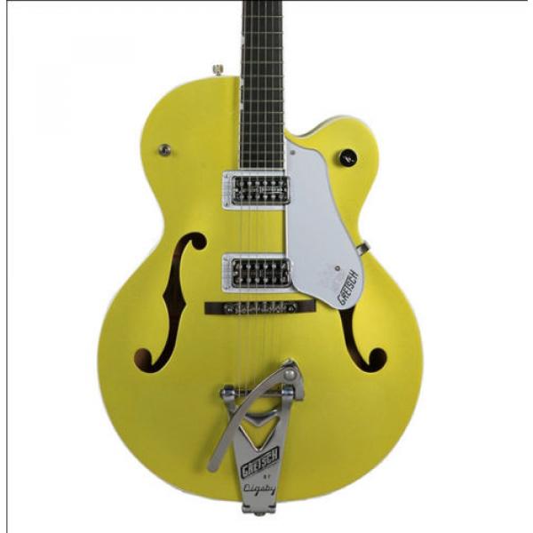 Gretsch martin guitar accessories Professional martin acoustic guitar G6120SHLTV martin acoustic guitars Brian martin d45 Setzer martin guitars acoustic Hot Rod Lime Gold Hollow Guitar #2 image