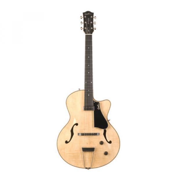 Godin martin d45 5th martin guitars acoustic Avenue martin guitar strings Jazz martin acoustic guitar Archtop martin guitar Hollow Body Electric Guitar (Natural) Flame AAA #3 image