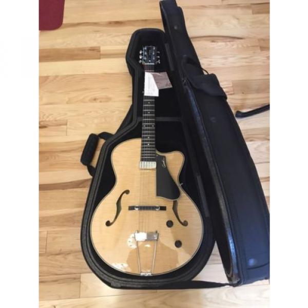 Godin martin d45 5th martin guitars acoustic Avenue martin guitar strings Jazz martin acoustic guitar Archtop martin guitar Hollow Body Electric Guitar (Natural) Flame AAA #5 image