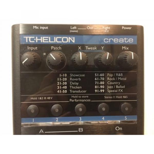 TC martin acoustic guitar Helicon dreadnought acoustic guitar Electronic guitar strings martin Voicetone martin guitars Create guitar martin Vocal Rare Multi Effects Processor Pedal #3 image