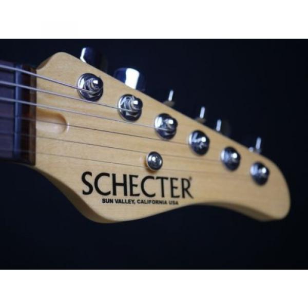 SCHECTER martin acoustic guitars USA guitar martin CUSTOM martin SHOP martin guitar strings acoustic medium PT martin guitars VINTAGE BLACK ELECTRIC GUITAR W CASE NEW #3 image