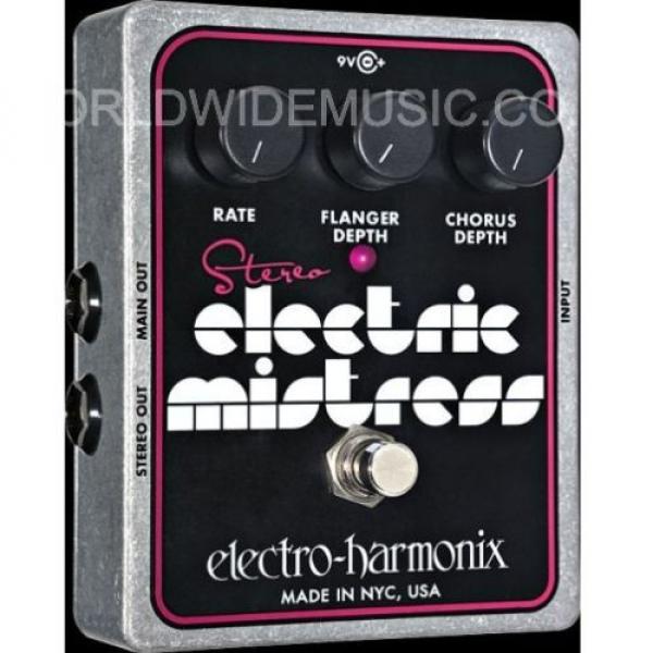 EHX martin acoustic strings Electro martin guitar case Harmonix martin guitar accessories Stereo martin d45 Electric martin acoustic guitar strings Mistress Analog Flanger Guitar FX Pedal #1 image