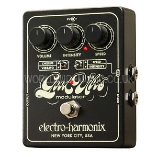 EHX martin strings acoustic Electro martin guitar Harmonix dreadnought acoustic guitar GOOD martin d45 VIBES martin acoustic guitar Analog Modulator Chorus / Vibrato Guitar Pedal #1 image