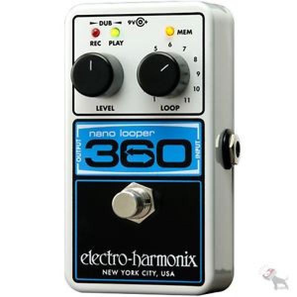 Electro-Harmonix martin acoustic guitar strings Nano acoustic guitar strings martin 360 martin guitar Compact martin acoustic guitar Looping dreadnought acoustic guitar Guitar Pedal Looper + Power Supply! #1 image