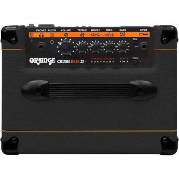 Orange martin Amplifiers acoustic guitar martin Black martin acoustic strings Crush martin guitars CR25 martin acoustic guitars 25W Bass Guitar Combo Amp #2 image