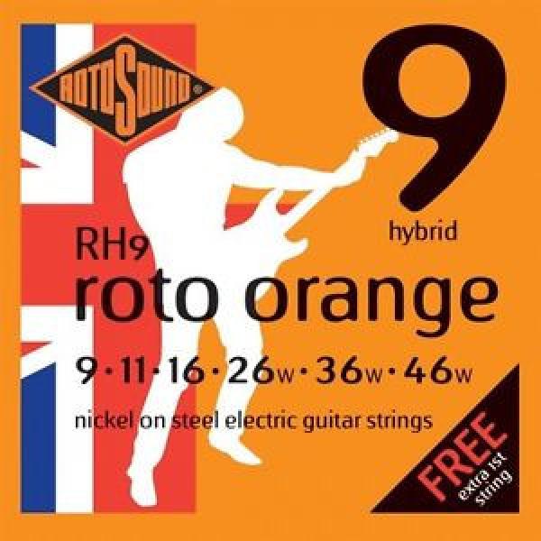 Rotosound martin guitar accessories RH9 martin acoustic guitar Hybrid martin guitar strings acoustic medium 09-46 martin acoustic guitars Orange martin guitar case - Jeu de Cordes guitare électrique #1 image