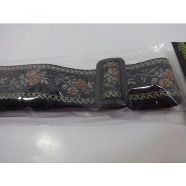 Takamine martin guitar strings acoustic medium TGS-6 martin guitar BL martin guitar strings Black martin guitars Floral martin Guitar Strap Made in Japan Japanese Brand New F/S #4 image