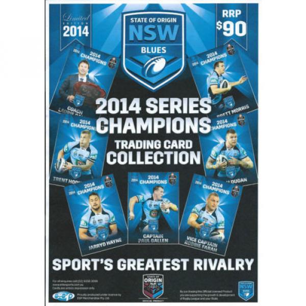 2014 martin guitars ESP martin guitar strings acoustic NRL martin guitar case Limited, martin d45 NSW martin acoustic strings State of Origin Champions Trading Card Collection #1 image