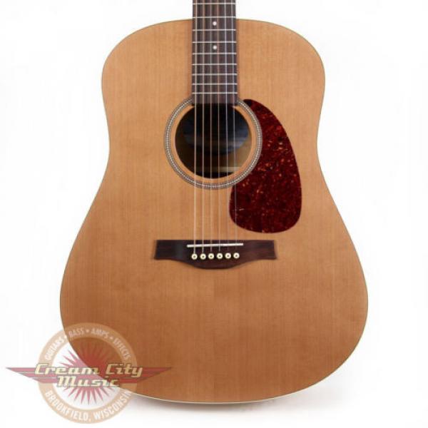 Brand martin acoustic strings New martin guitar strings Seagull martin guitar strings acoustic S6 dreadnought acoustic guitar Slim martin guitar strings acoustic medium Acoustic Guitar Cedar Top Wild Cherry with Case #1 image