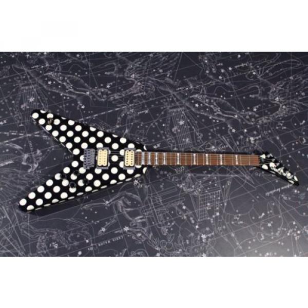 Jackson martin guitar strings Randy martin d45 Rhoads martin guitar case limitée martin acoustic strings Polka martin Dot V Guitar Shop 1995 Custom made in USA #4 image