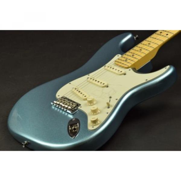 Fender martin guitar strings acoustic American martin Deluxe acoustic guitar martin Stratocaster martin guitars Plus martin guitars acoustic Mystic Ice Blue Electric Guitar #1 image