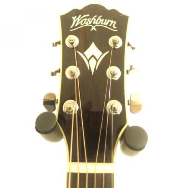 Washburn martin guitars WF10S acoustic guitar strings martin Solid martin strings acoustic Top martin acoustic guitar strings Natural guitar strings martin Acoustic Folk Guitar - Factory Blem #B434 #3 image