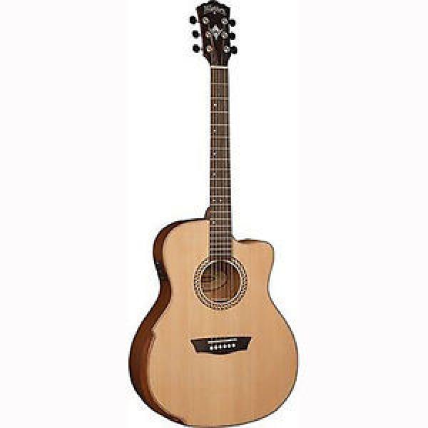 Washburn martin acoustic strings WCG15CE martin acoustic guitar Grand dreadnought acoustic guitar Auditorium martin guitars acoustic Comfort guitar martin Series Acoustic-Eletric Guitar Natural #1 image