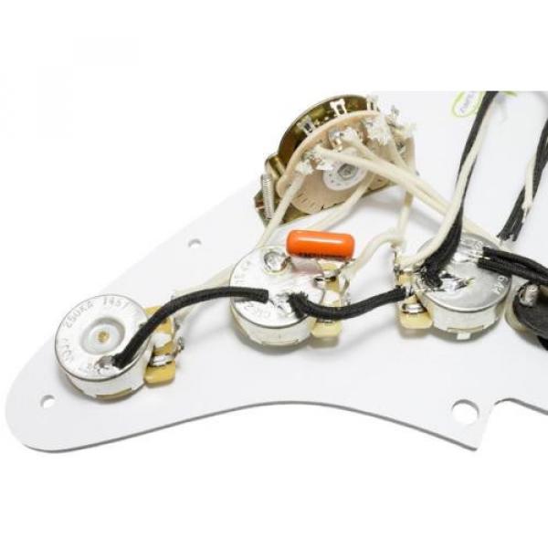 Loaded martin guitar Strat martin guitars acoustic Pickguard acoustic guitar martin w martin acoustic guitar strings Seymour dreadnought acoustic guitar Duncan SSL-2 Pickups, Blender, White/Chrome #4 image