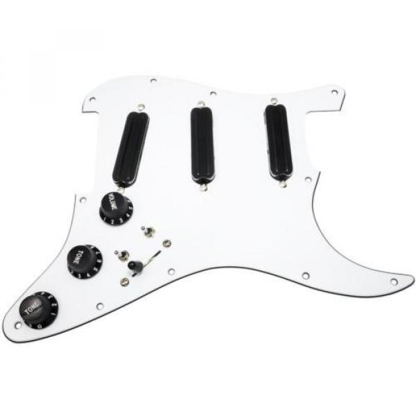 Loaded martin guitar case Strat acoustic guitar martin Pickguard, martin guitars acoustic Seymour martin strings acoustic Duncan martin d45 Hot/Cool Rails, Split, 7-way, White/Black #1 image