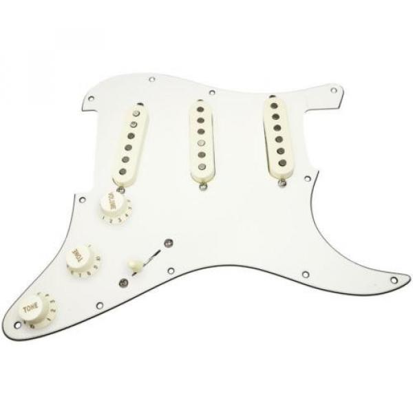 Loaded martin strings acoustic Strat martin guitar strings acoustic Pickguard martin guitar strings w acoustic guitar strings martin Seymour martin acoustic strings Duncan SSL-2 Pickups, Blender, Parchment/Cream #1 image