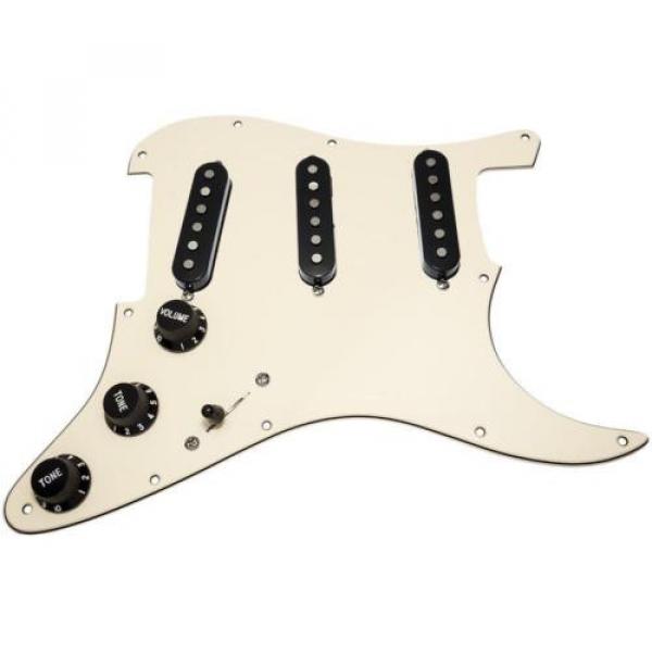 Loaded acoustic guitar martin Strat martin guitar strings acoustic Pickguard martin guitar strings acoustic medium w martin Seymour acoustic guitar strings martin Duncan SSL-2 Pickups, Blender, Cream/Black #1 image