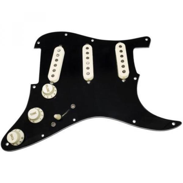 Loaded martin d45 Strat martin strings acoustic Pickguard martin w martin guitar strings Seymour martin acoustic strings Duncan SSL-2 Pickups, Blender, Black/Cream #1 image