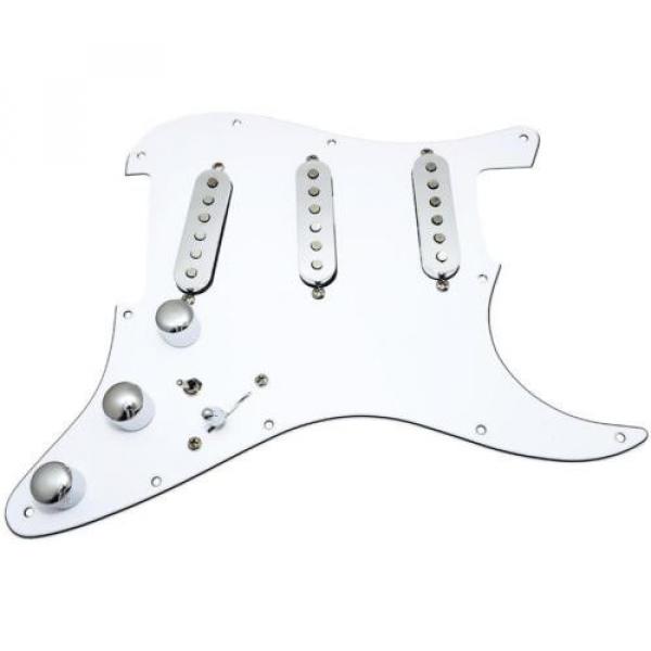 Loaded martin guitar Strat martin guitar strings acoustic Pickguard martin d45 w acoustic guitar martin Seymour martin acoustic guitar Duncan SSL-3 Hot Pickups, 7-way, White/Chrome #1 image